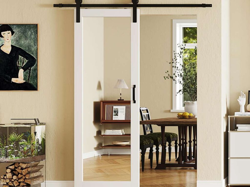 10 Apartment Barn Door Ideas 1