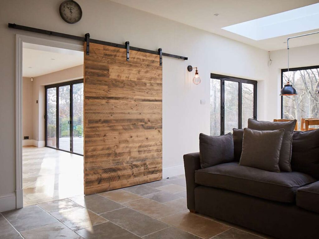 10 Apartment Barn Door Ideas 2