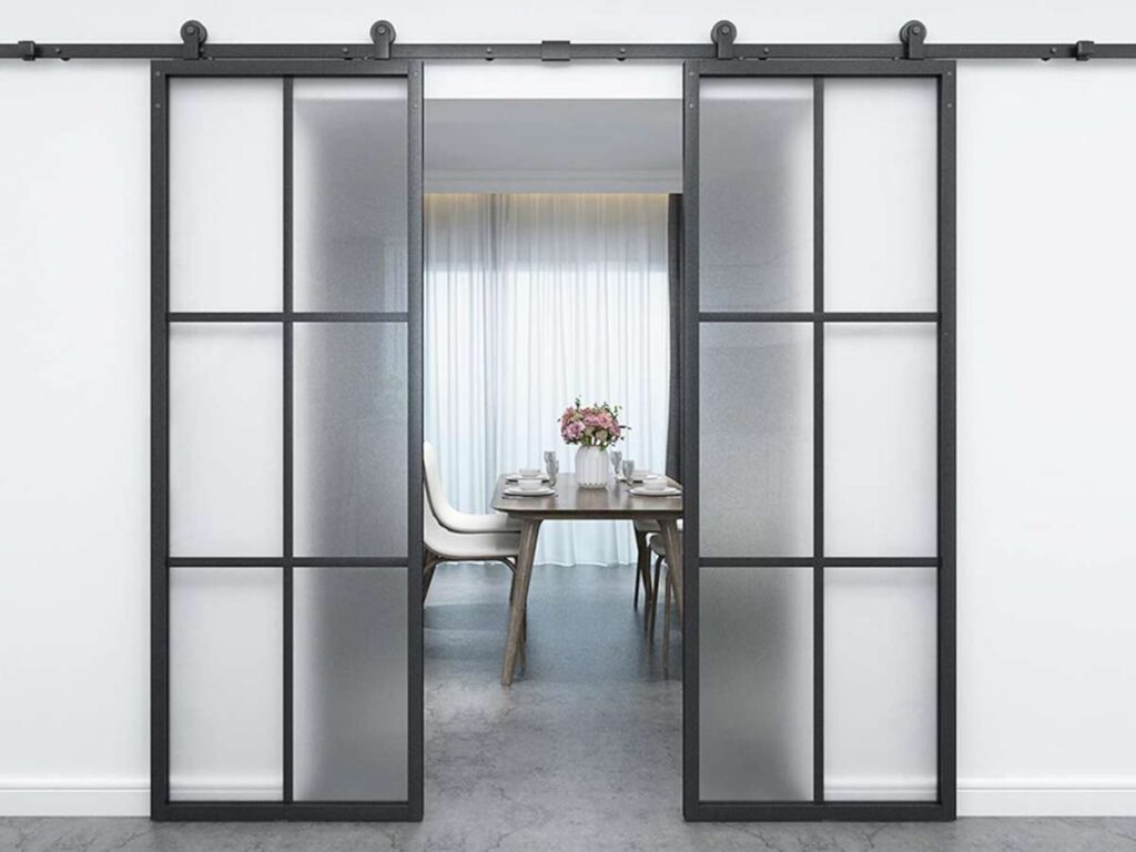 10 Apartment Barn Door Ideas 8