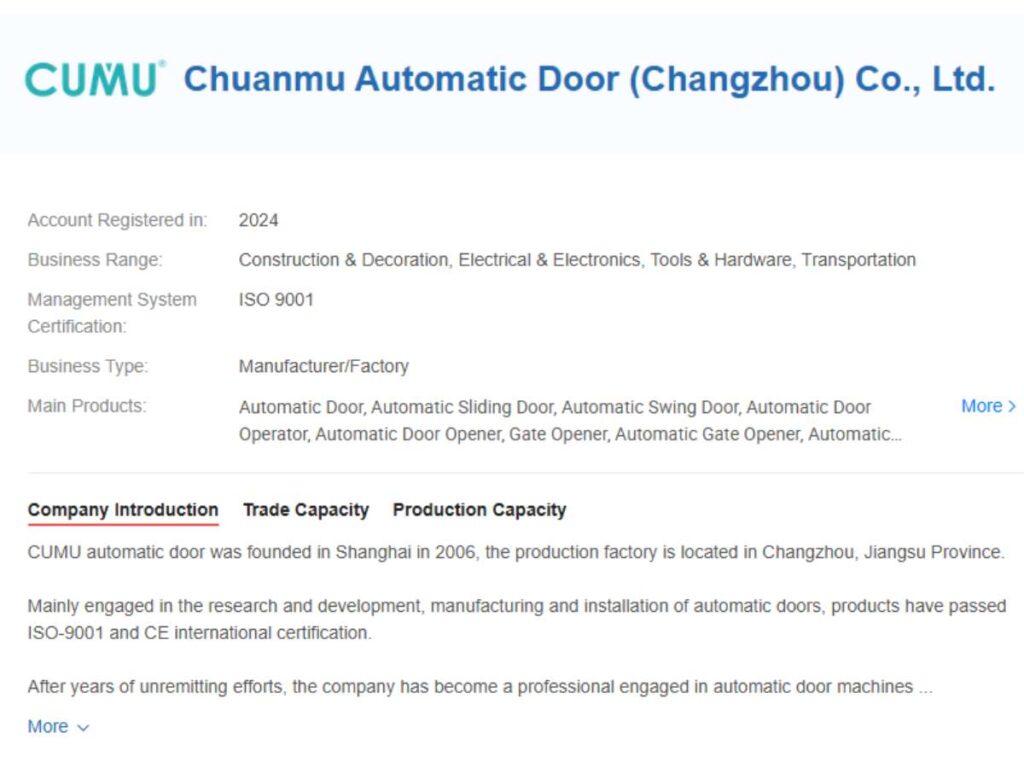 Top 8 Automatic Door Manufacturers 8
