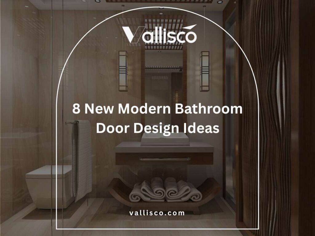 8 New Modern Bathroom Door Design Ideas 6