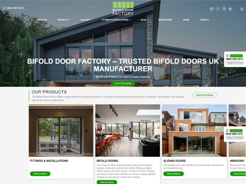 Top 6 Folding Sliding Door Companies in the UK 6