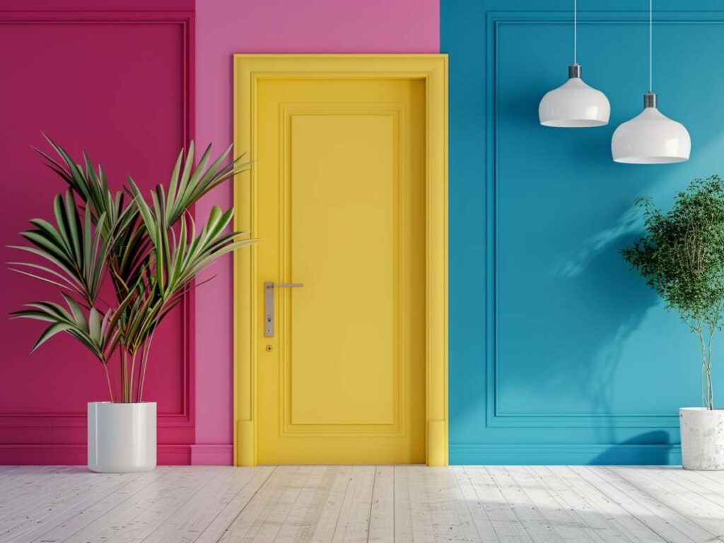 Top 12 Modern Apartment Door Ideas 55