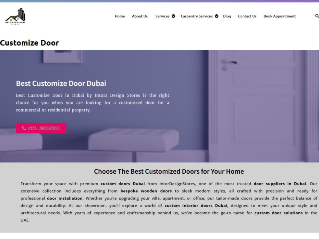 Top 7 Villa Door Manufacturers in Dubai 6